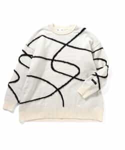 ニュアンスラインニット