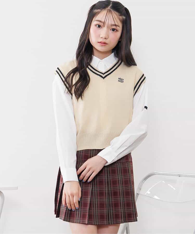 ★SALE★【セレモニー対応】ニットベスト＆シャツセット