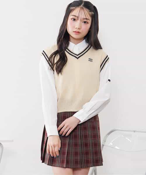 【セレモニー対応】ニットベスト＆シャツセット