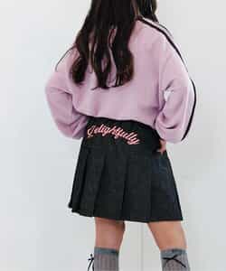 ★タイムセール★バックロゴプリーツスカパン