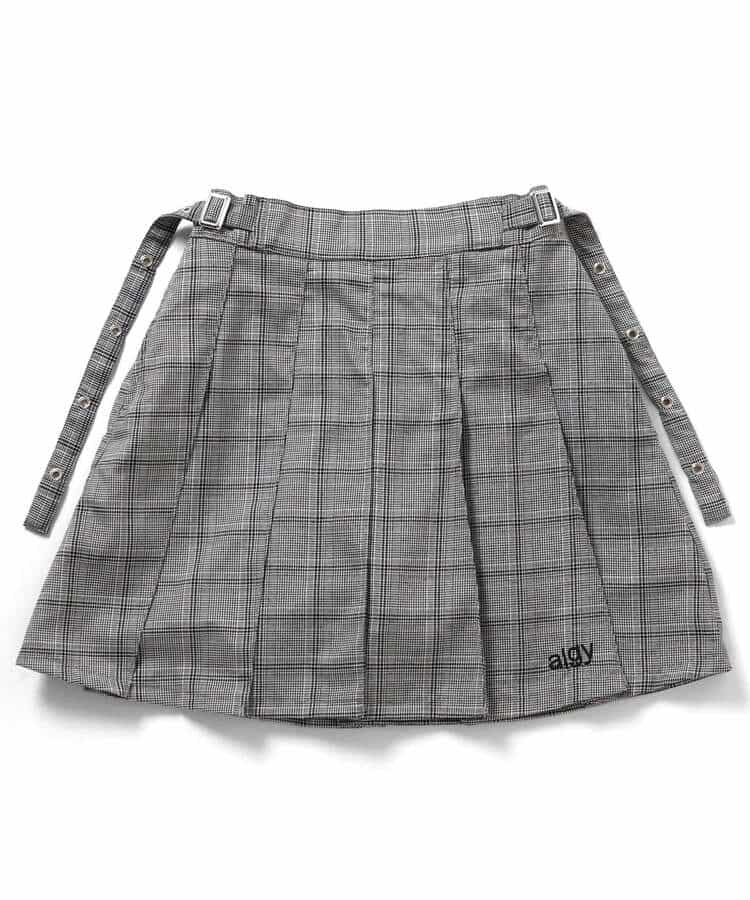 ロングベルトプリーツスカパン_1001690