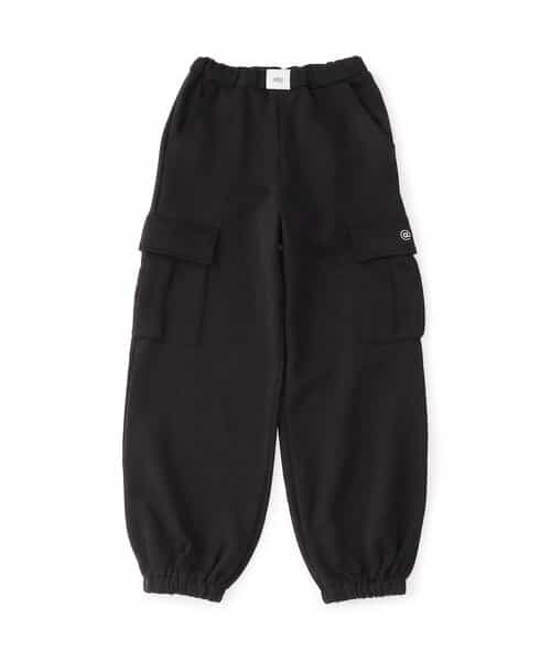 裏起毛フロントネームカーゴパンツ