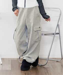 裏起毛フロントネームカーゴパンツ