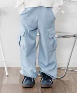 裏起毛フロントネームカーゴパンツ