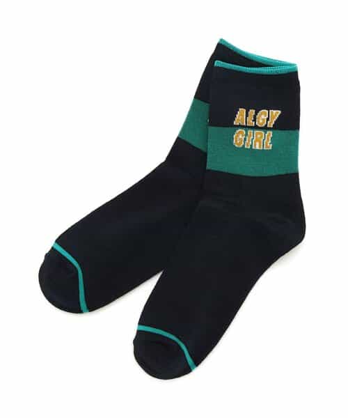 切替配色クルーソックス