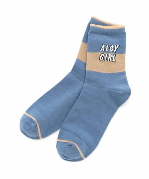 切替配色クルーソックス