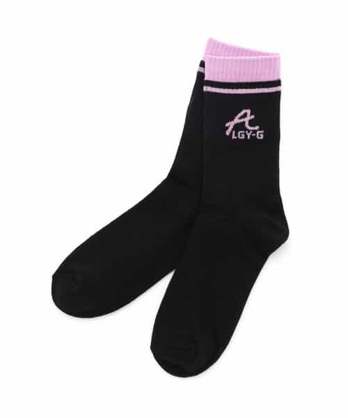 Aロゴリブクルーソックス