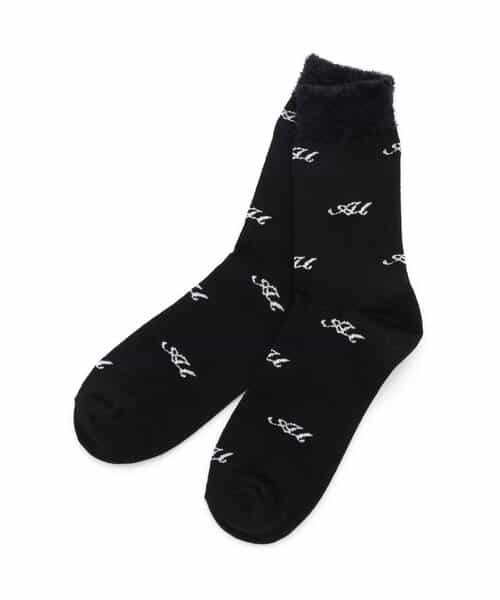 アソート総柄クルーソックス