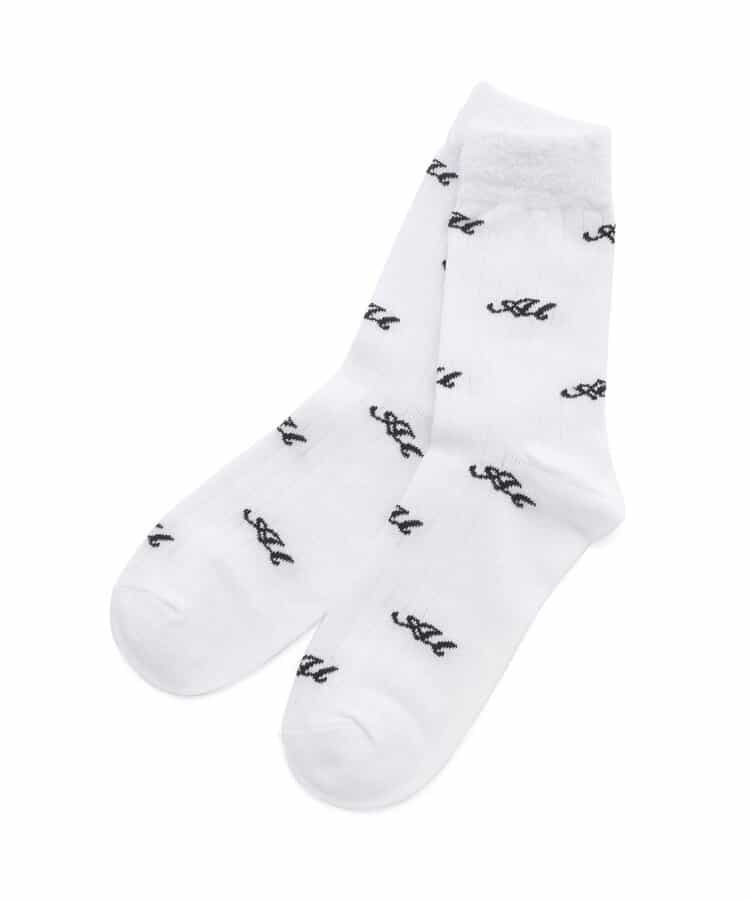 アソート総柄クルーソックス