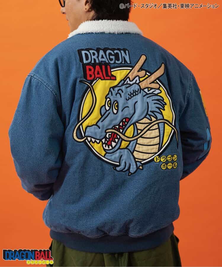 【リンク】ドラゴンボールコラボ デニムボアジャケット(大人サイズ)