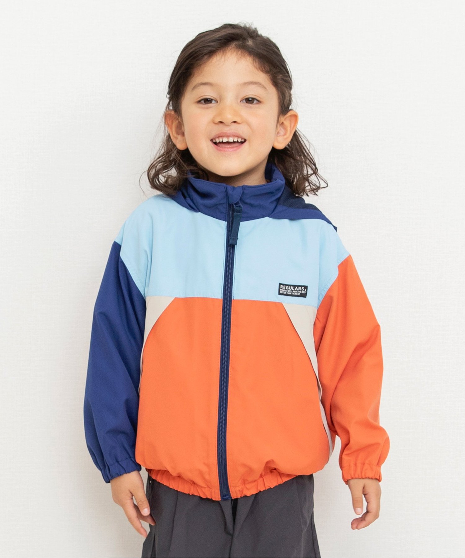 フードがしまえる】カラバリウィンドブレーカー（J105016）|BREEZE