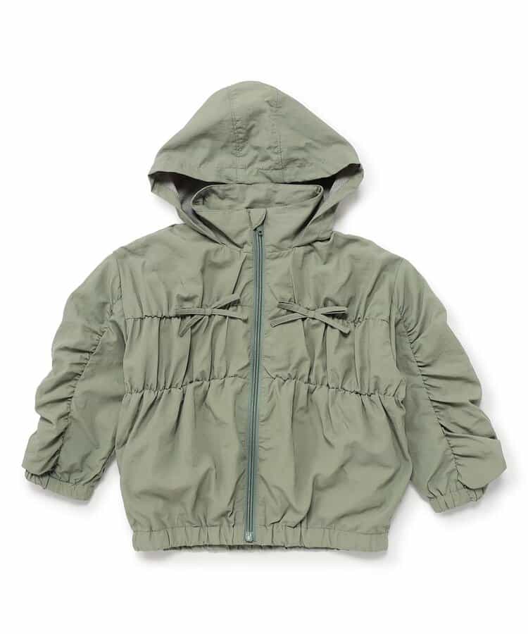 リボンシャーリングウィンドブレーカー