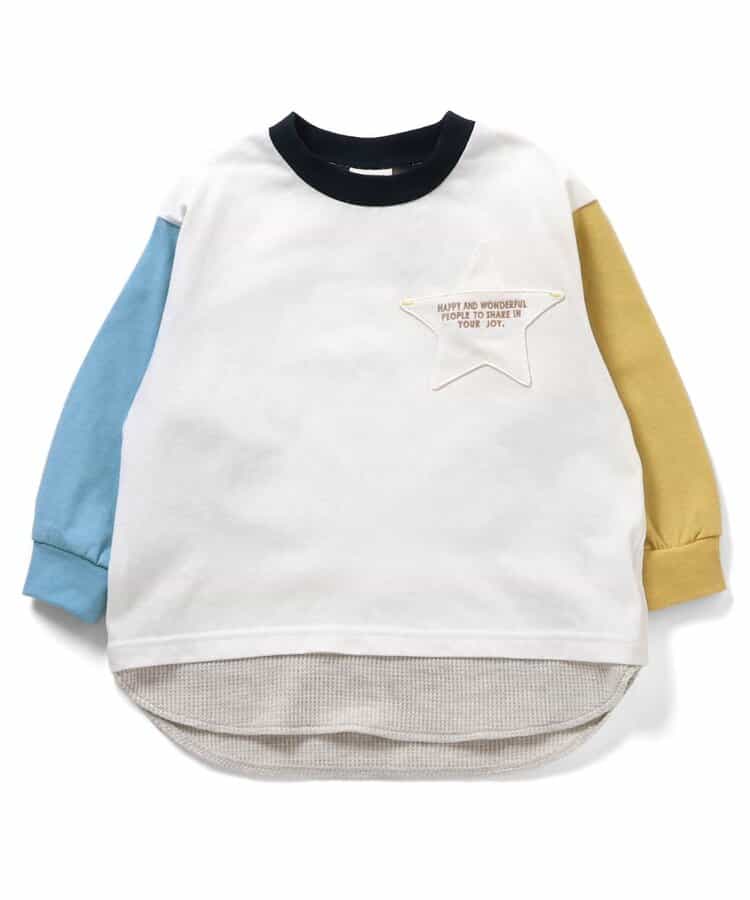 ポケットレイヤードTシャツ