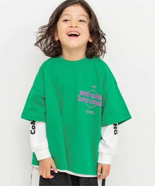 2PセットレイヤードTシャツ