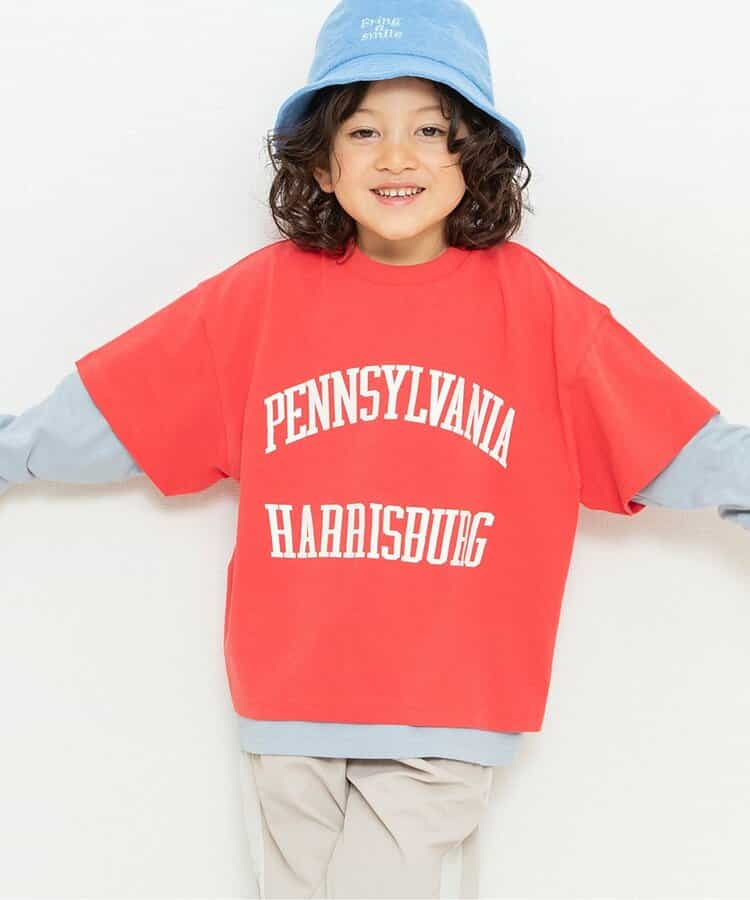 2PセットレイヤードTシャツ