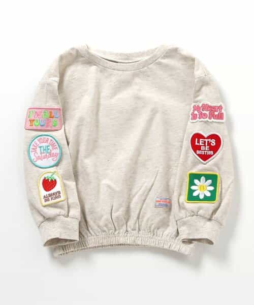 袖ワッペンいっぱいTシャツ