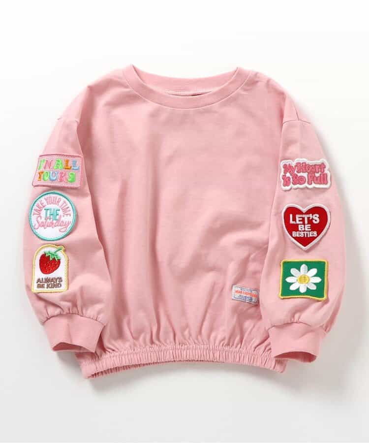 袖ワッペンいっぱいTシャツ