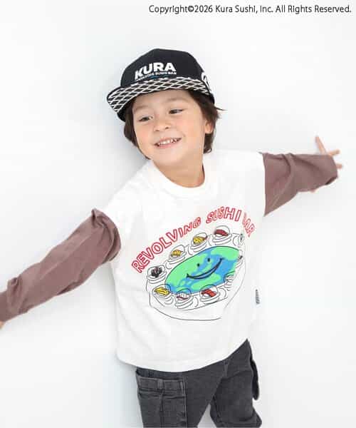 【リンク】防汚加工 くら寿司コラボ 4柄4色Tシャツ
