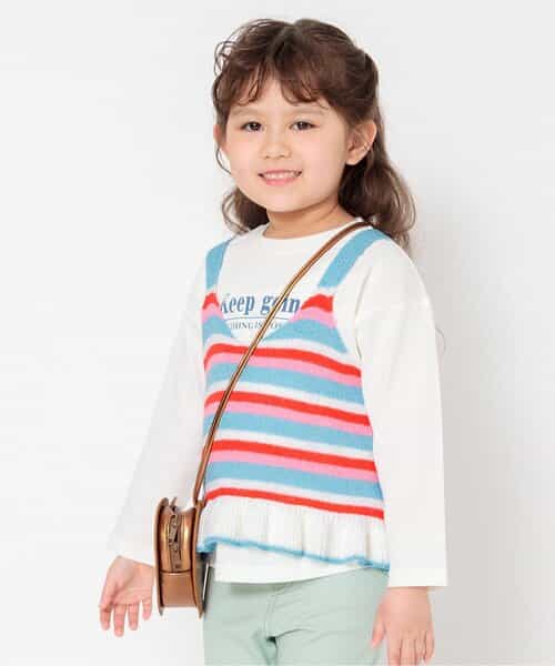 ★SALE★【2Pセット】ニットベストロンT