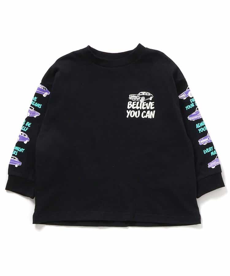 袖モチーフロンT