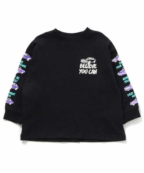 袖モチーフロンT