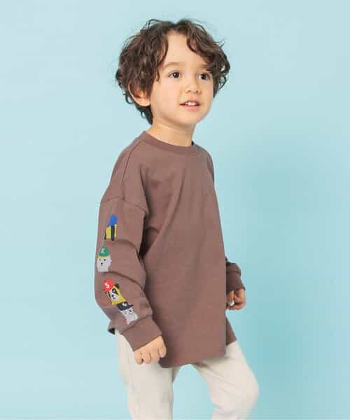 WEB限定  袖イロイロプリントTシャツ