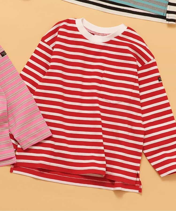 ★SALE★WEB限定 無地ボーダー長袖Tシャツ