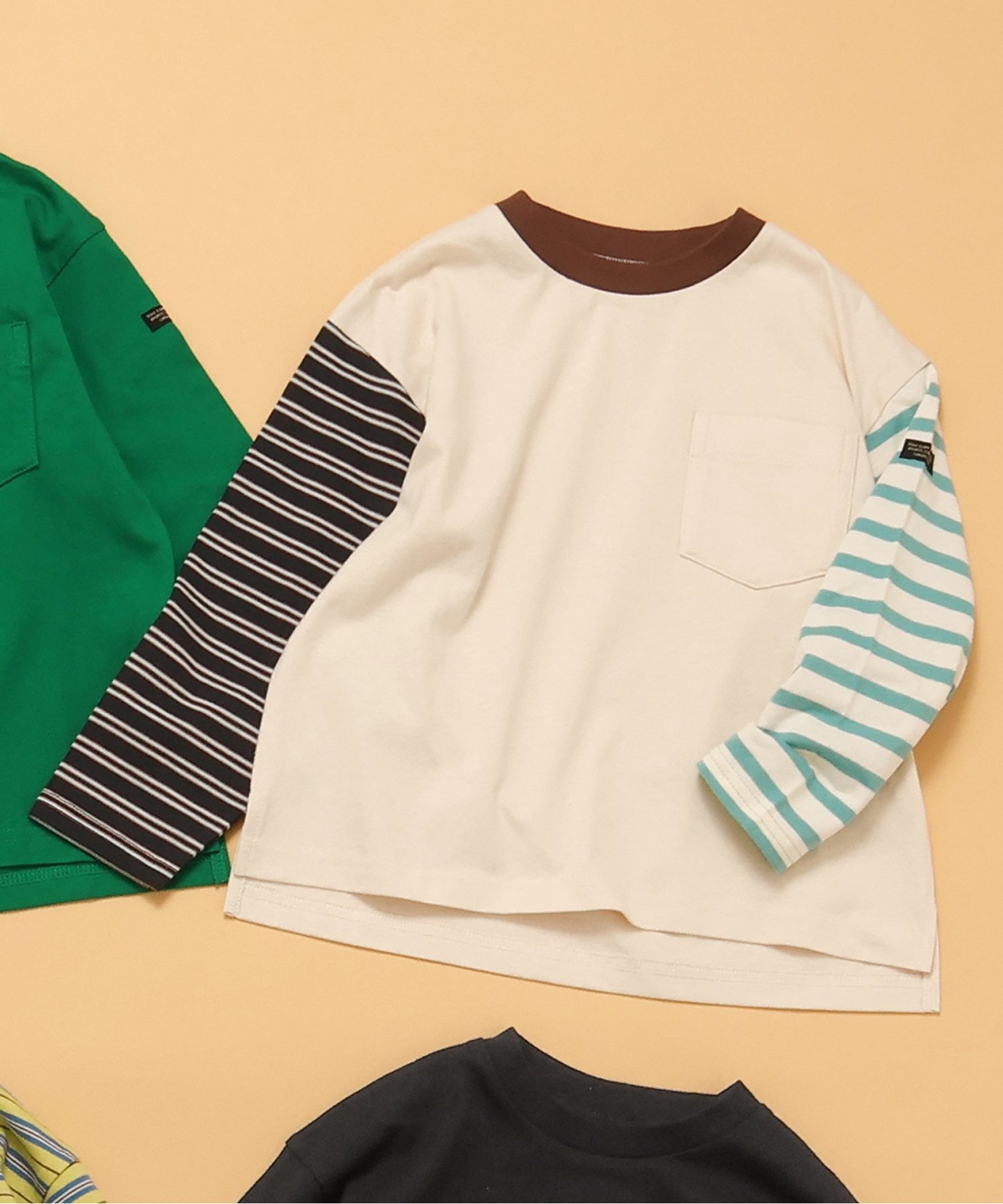 Cheerful Wednesday Christopher ロンT ボーダー Cheerful Wednesday Christopher ロンT ボーダー - メルカリ