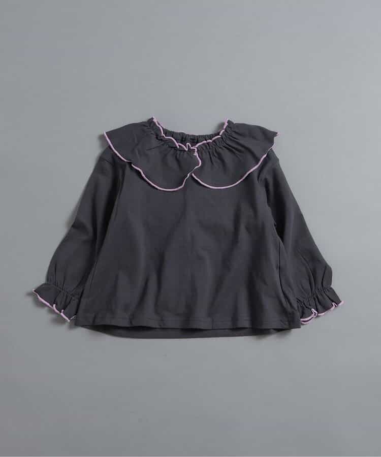 WEB限定 メローフリル衿Tシャツ