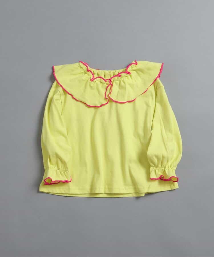 WEB限定 メローフリル衿Tシャツ