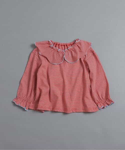 WEB限定 メローフリル衿Tシャツ