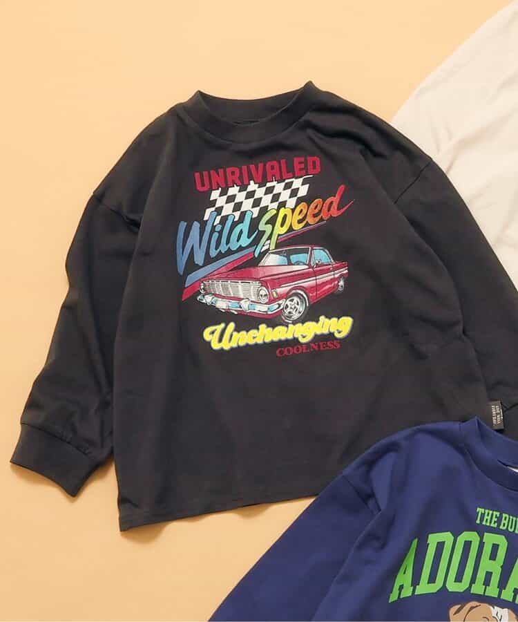 ★SALE★WEB限定 カラバリプリント長袖Tシャツ