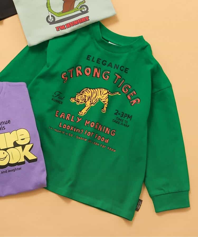 ★SALE★WEB限定 カラバリプリント長袖Tシャツ