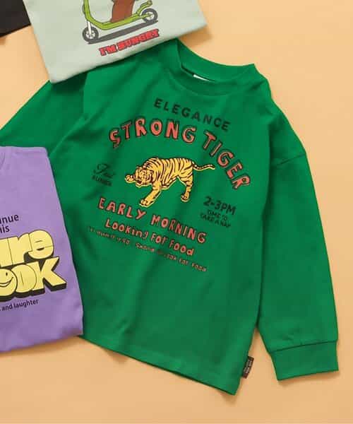 ★SALE★WEB限定 カラバリプリント長袖Tシャツ