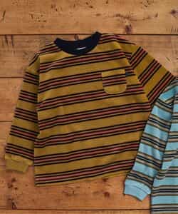 ★SALE★マルチボーダーベロアTシャツ