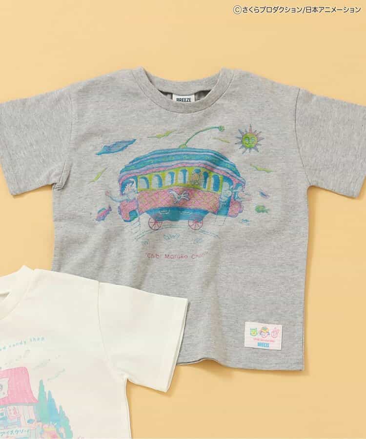 【リンク】ちびまる子ちゃんコラボ グラフィックTシャツ(キッズサイズ)