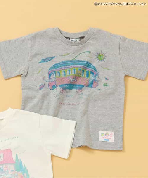 【リンク】ちびまる子ちゃんコラボ グラフィックTシャツ(キッズサイズ)