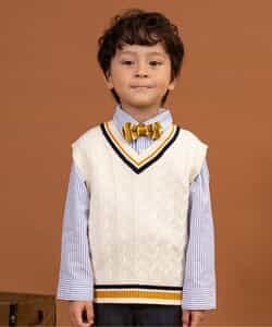 【洗える】フォーマルニットベスト