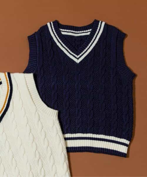 【洗える】フォーマルニットベスト