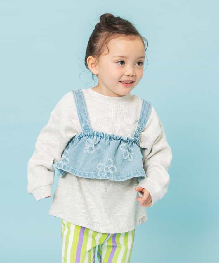 フラワーデニムビスチェ