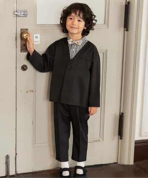 ＜フォーマル＞選べるボトム丈 BOYSセットアップ