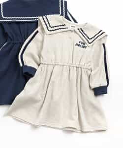 【リンク】セーラー裏毛ワンピ