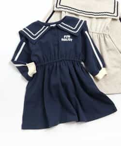 【リンク】セーラー裏毛ワンピ