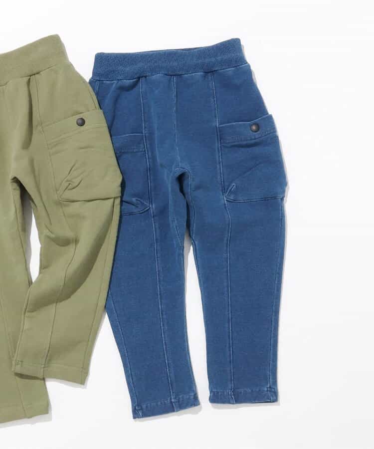 ★SALE★マチ付きカットソーパンツ 10分丈