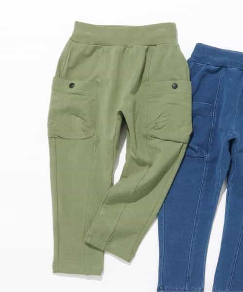 ★SALE★マチ付きカットソーパンツ 10分丈