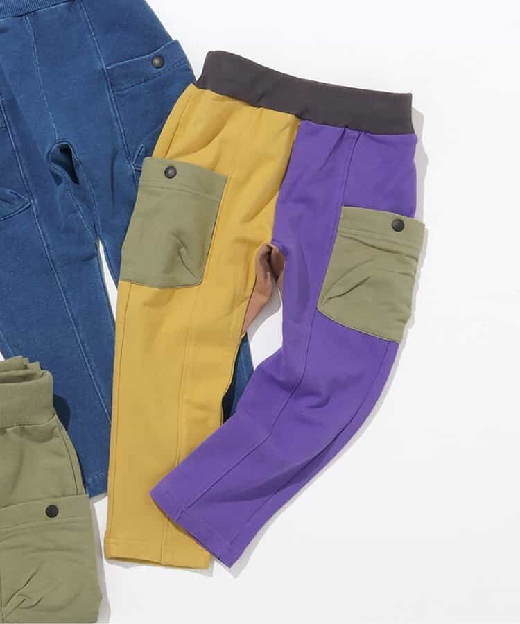 ★SALE★マチ付きカットソーパンツ 10分丈