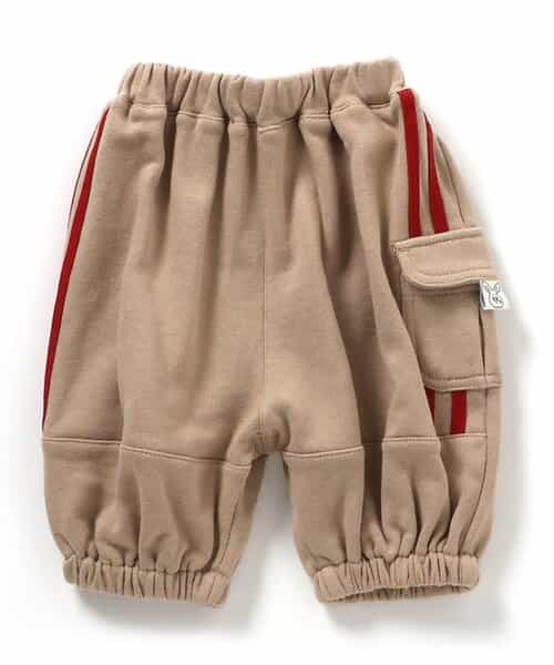 ★SALE★【Bpop】ベビースウェットラインパンツ 10分丈