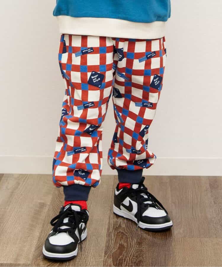 アメリカンダイナー総柄カットソーパンツ  10分丈