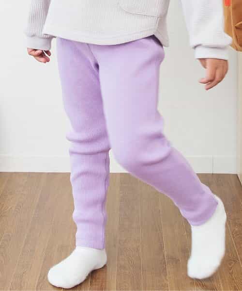 ★SALE★DAISUKI リブパンツ_9分丈