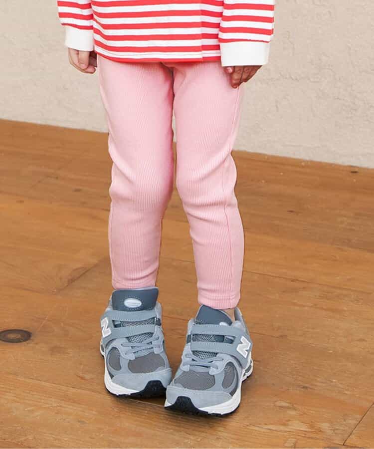 DAISUKI リブパンツ 9分丈